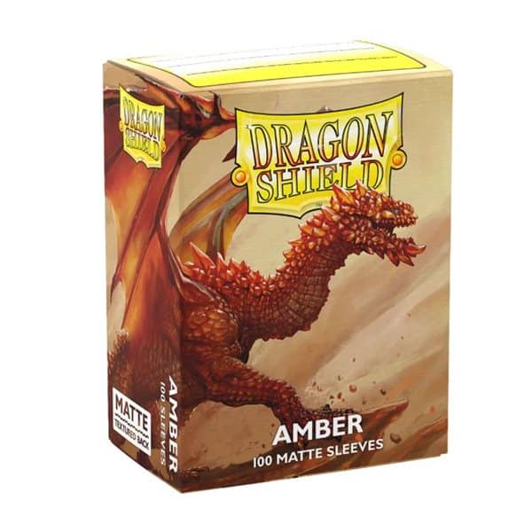 Dragon Shield Amber Matte Sleeves 100ct image 0